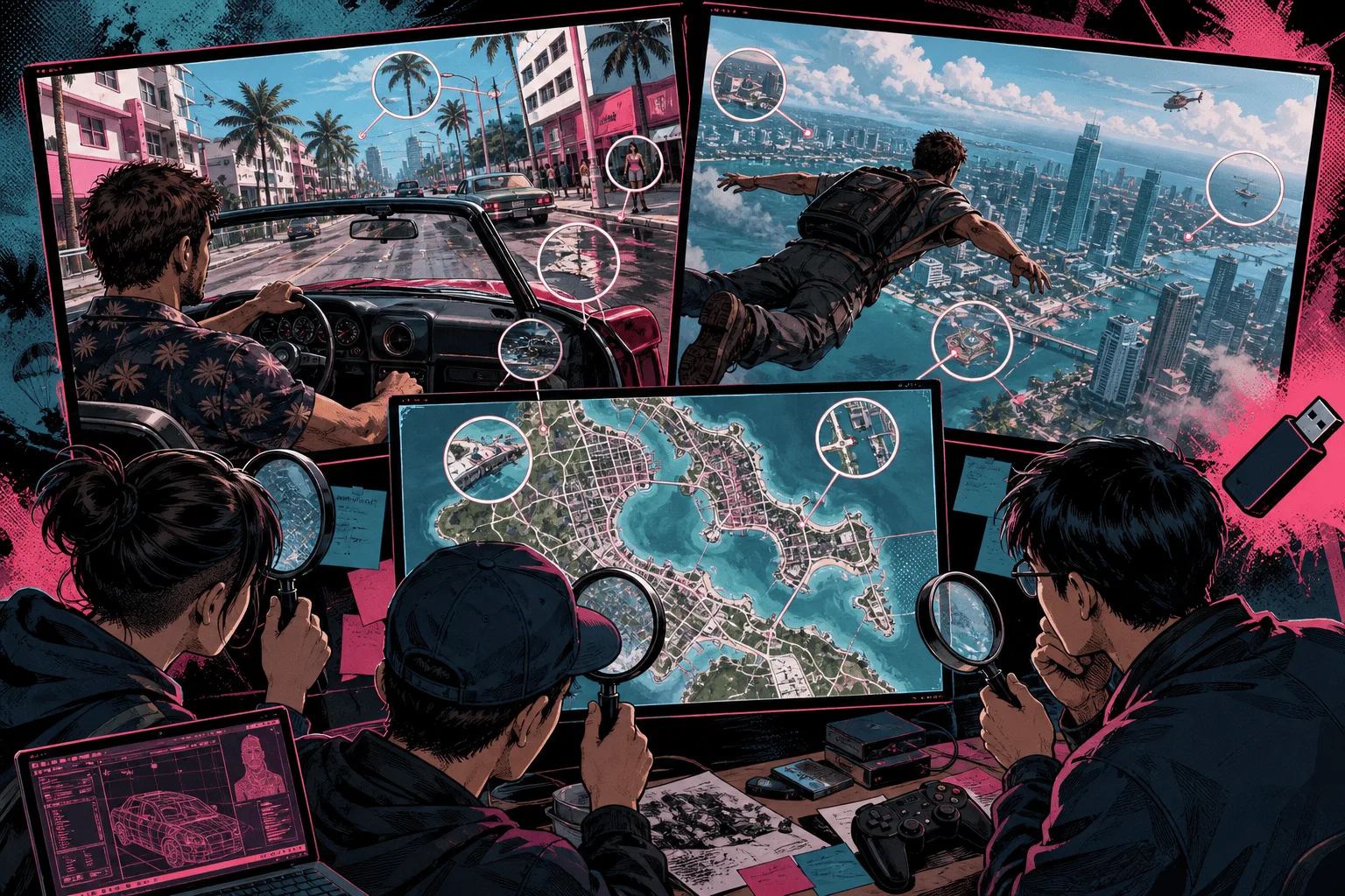 GTA 6 最新泄露事件:10 幅漫画看懂全经过 — 图 3